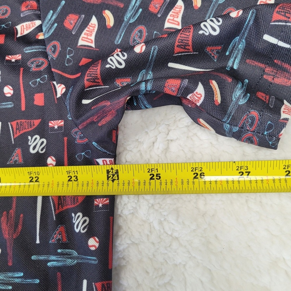 Sanderson Ford Arizona Diamondbacks Mens XL Polo Shirt Black Multi Baseball - Picture 5 of 6